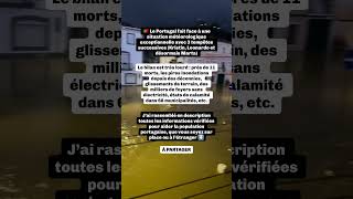Aide aux sinistrés des tempêtes au Portugal 🇵🇹 #kristin #portugal #tempête #inondations