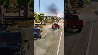 Realistic Highway Car Crashes #172