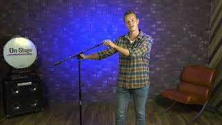 MS9701TB+ Heavy-Duty Tele-Boom Mic Stand | On-Stage