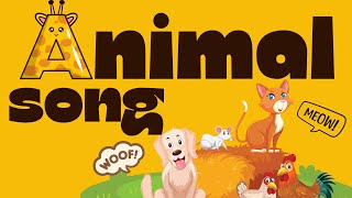 The Animal Song - #animalsong #kidseducation #newrhymes  #nurseryrhymes #TinyBee #tinybee
