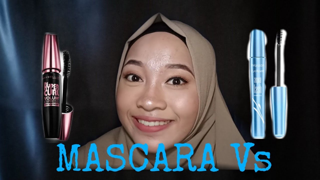 MASCARA VS REVIEW MAYBELLINE THE HYPER CURL DAN WARDAH EYE EXPERT AQUA LASH YouTube