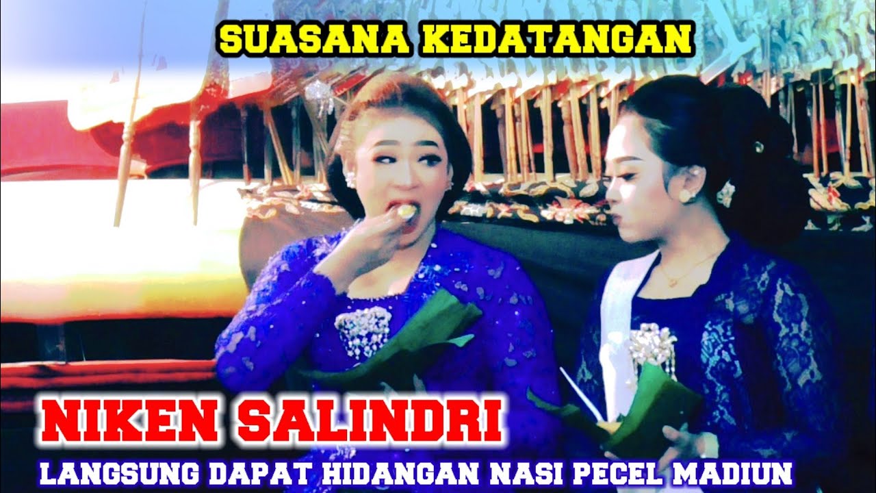 SUASANA KEDATANGAN NIKEN SALINDRI LANGSUNG DAPAT HIDANGAN NASI PECEL MADIUN