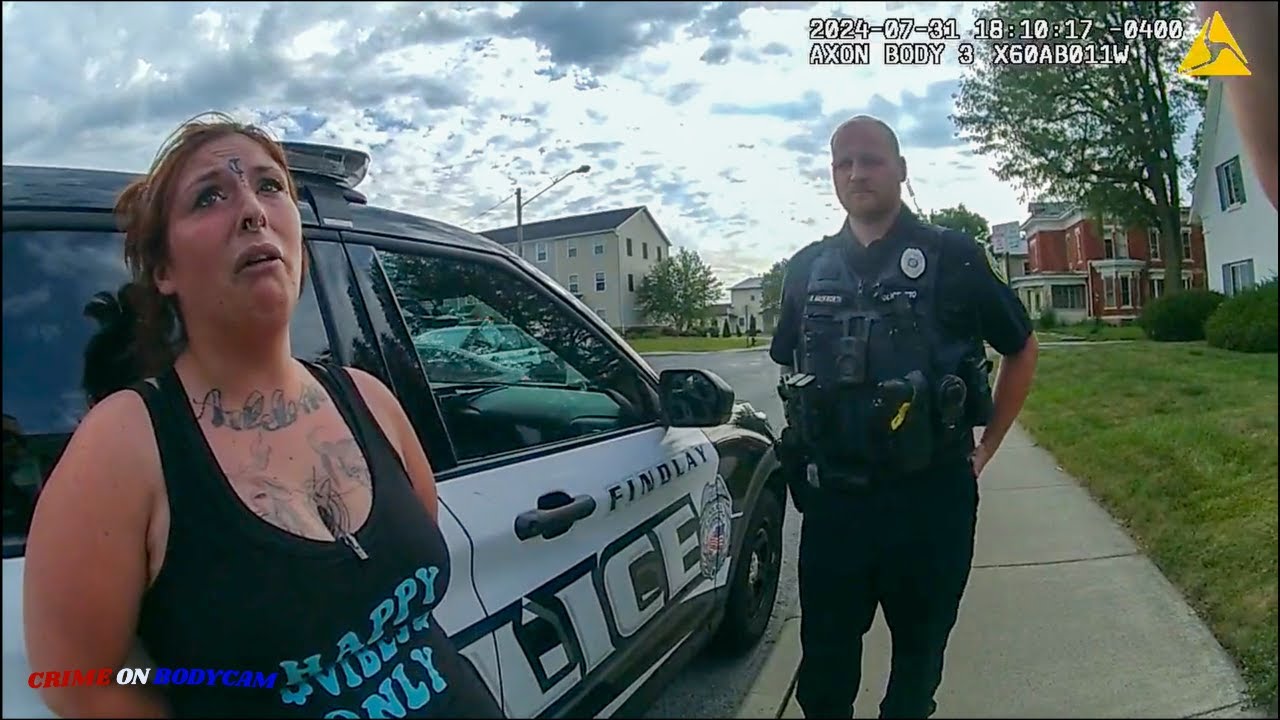 Police Chase Down Woman Trying to Flee from Arrest Warrant! - YouTube