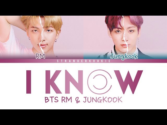 BTS (방탄소년단) RM X Jungkook - I Know (알아요) [Color Coded_HAN_ROM_ENG ] class=