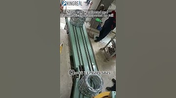 KINGREAL Steel Coil Slitting Line Machine With Edge Strips Collector, copper slitting machine