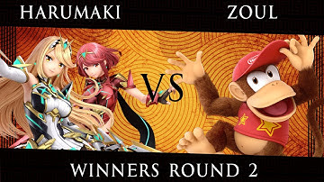 Winners Round 2 - Mythology Cup #4 - Harumaki (Pyra/Mythra) vs Zoul (Diddy Kong)
