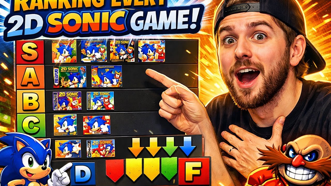 Ranking every 2-D sonic game ￼