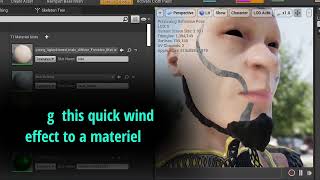 Quick Wind Effect for materials UE4
