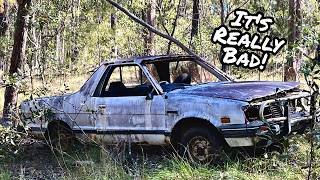 This could be the WORST Subaru BRAT Truck on EARTH! Will it START & DRIVE out of the Bush?
