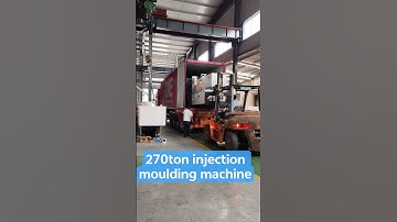 injection moulding machine 270ton, loading container for customer #injectionmoulding