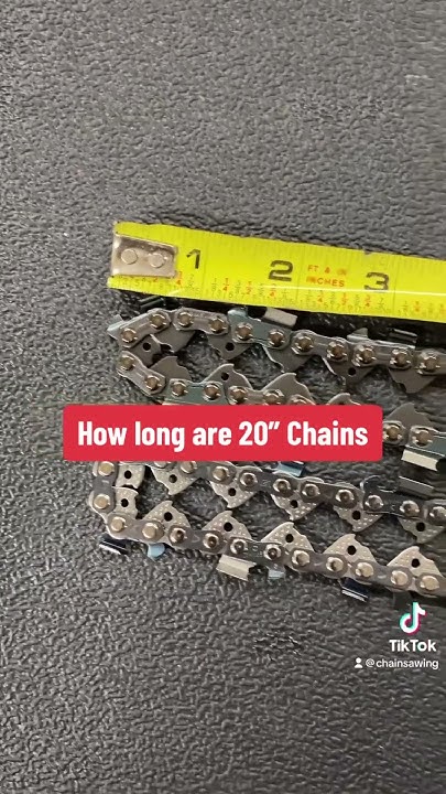 how-to-measure-chainsaw-chain-youtube