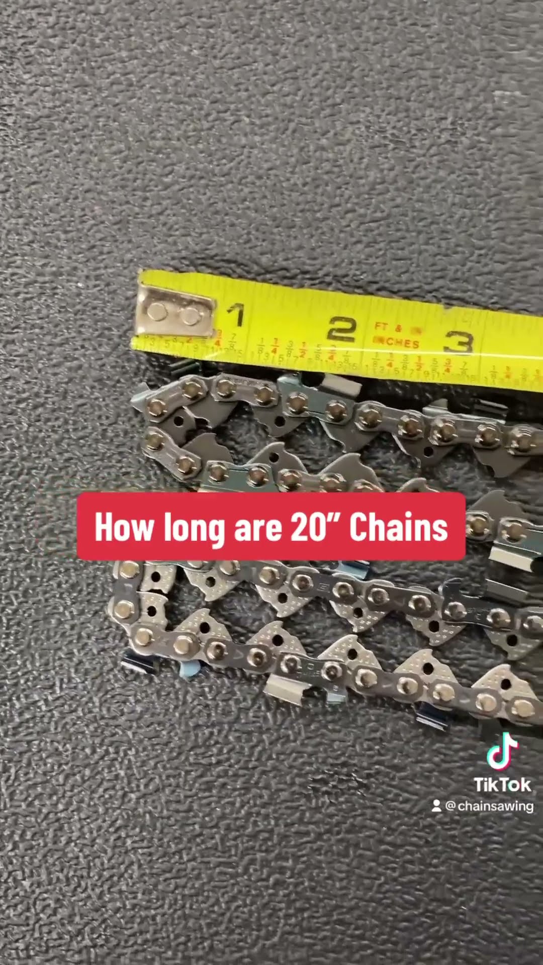 How To Measure Chainsaw Chain YouTube How To Measure Chainsaw Chain YouTube