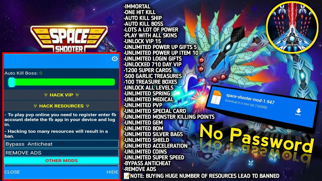 Space Shooter Galaxy Attack Mod 2026 v1.947 Unlimited Money
