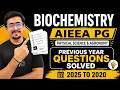 BIOCHEMISTRY Most Important PYQs for ICAR AIEEA PG | 2025 to 2020