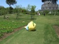千葉 船橋市 ふなっしーと牛久大仏ダイブなっし♪