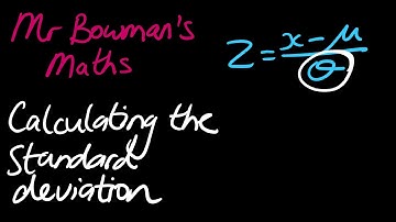 08 Calculating the STANDARD DEVIATION in Inverse Normal Distribution questions