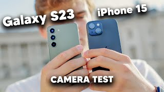 iPhone 15 vs Samsung Galaxy S23 CAMERA TEST - Detailed Photo and Video Comparison