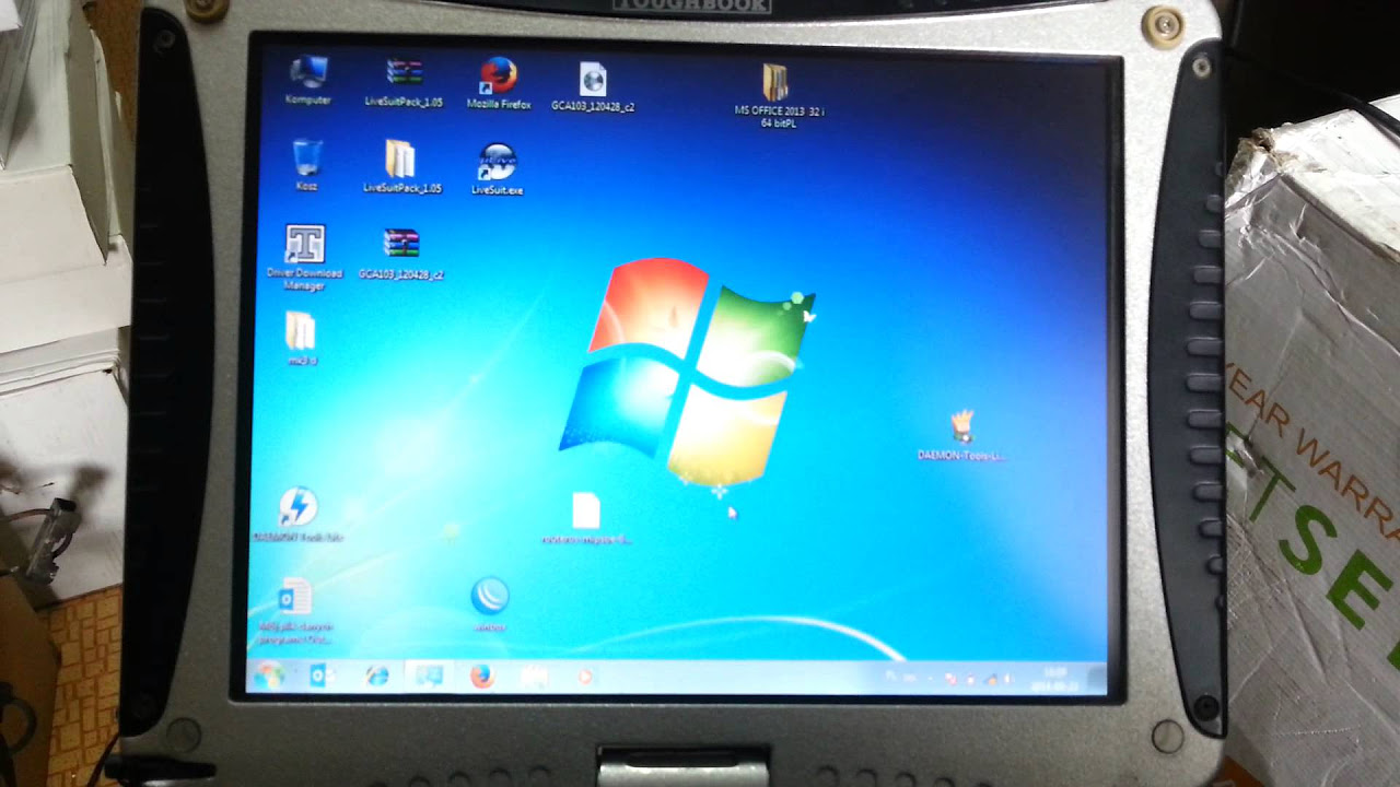 Update Panasonic CF-18 - problem z touchpad`em - szalejący kursor