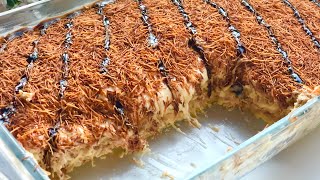 حلى الشعيريه الباكستانيه, حلى الخشخش | easy no bake dessert recipe