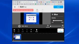 Blur Tool in Screencastify