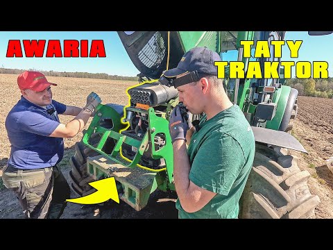 SERIOUS BREAKDOWN OF A JOHN DEERE BRAKE - TOWING - SOWING CORN AT MY PLANT