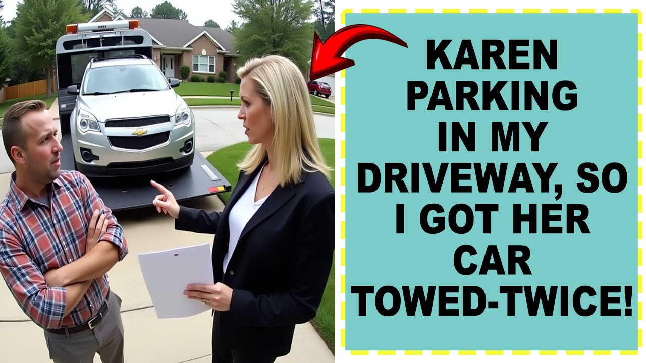 HOA President Karen Kept Parking in My Driveway, So I Got Her Car Towed ...