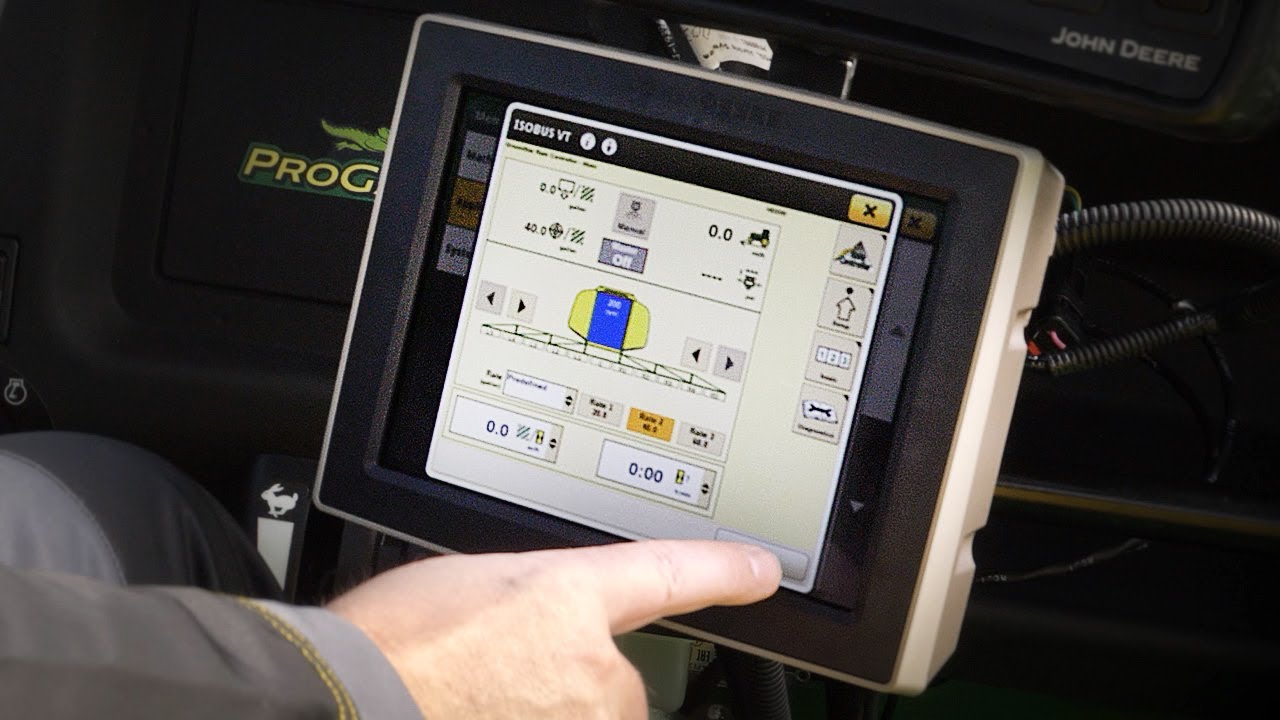 Hd200 Gps Precisionsprayer Isobus John Deere De Youtube 