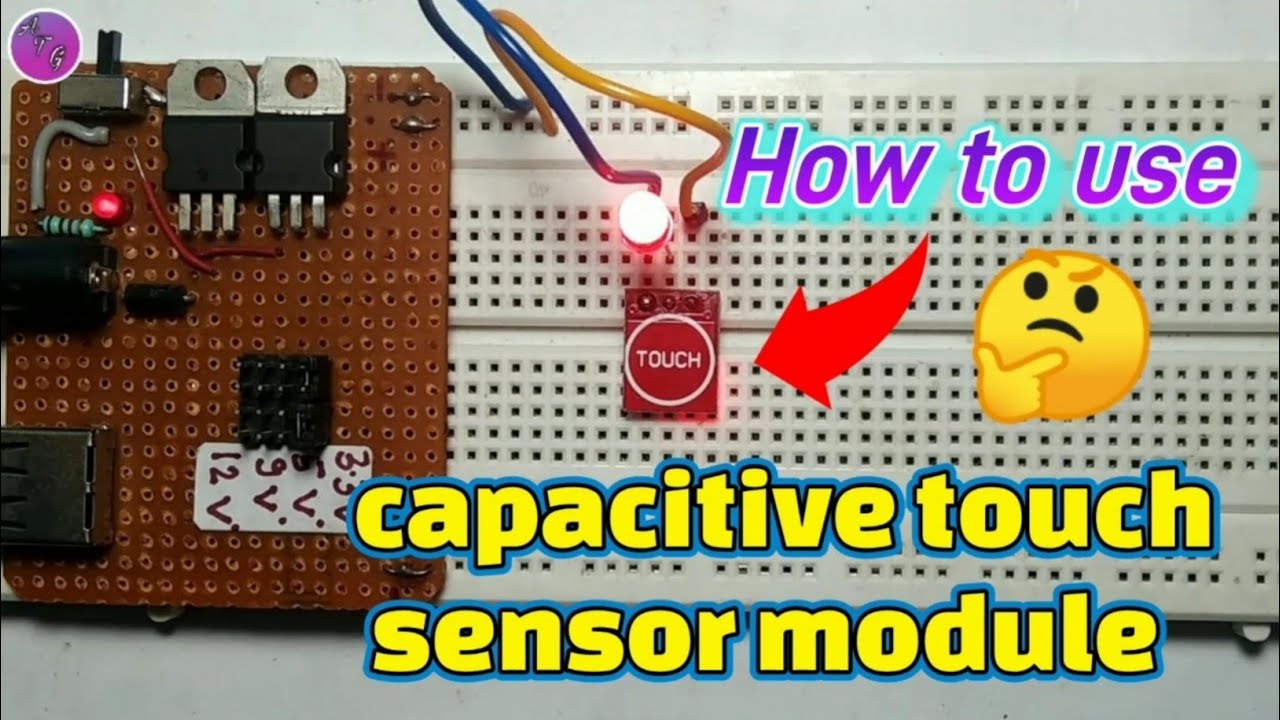 ttp223 capacitive touch sensor module|| smart touch switch ttp223 touch sensor