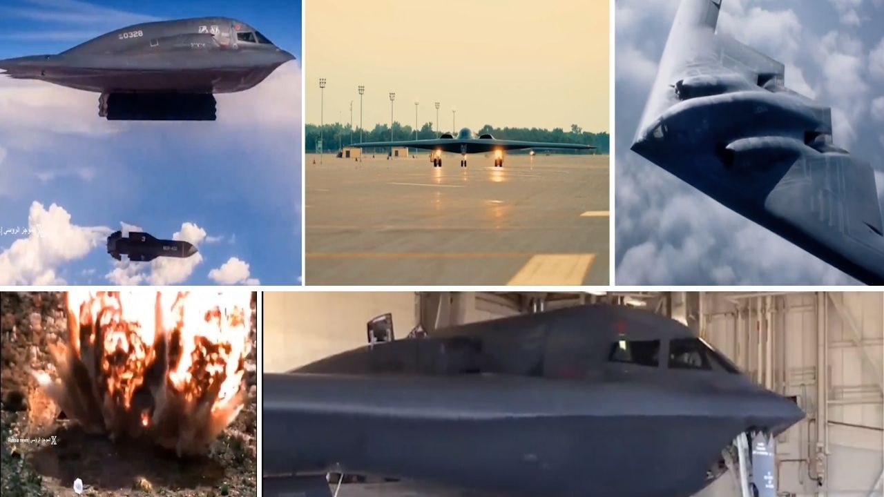 DA KI B 2 BOMBER, 900 TYLLI KI BOMB HA KA 12 KYNTA KHYRWIT KA US IA KA IRAN