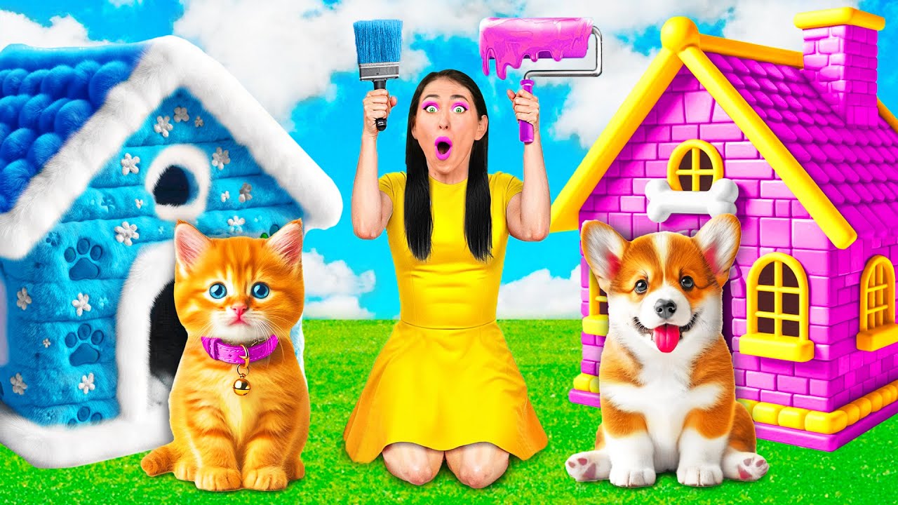 Строим Домики для Животных | Крутые Творческие Лайфхаки от Crazy DO