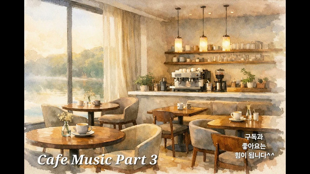 겨울철 아침에 듣기 좋은곡 #3 (중간광고없음) #피아노음악 #카페음악 #광고없는음악 #cafemusic