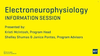 Electroneurophysiology - Info Session - 14 June 2021