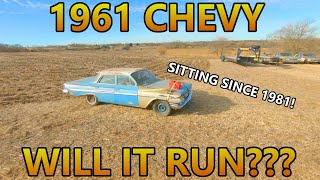 1961 Chevy Belair Rescue! Will it RUN and DRIVE After Sitting for 40 YEARS???