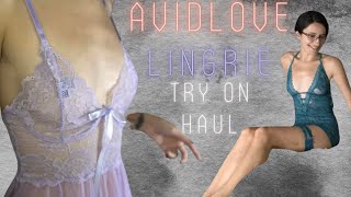 Huge Avidlove Lingerie Try On Haul! Sheer, Lace And So Pretty!