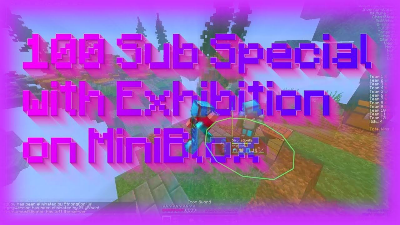 Exhibition on Miniblox | 100 Sub Special(+Giveaway)
