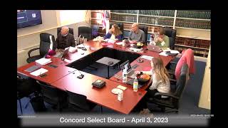 Concord Select Board April 3, 2023