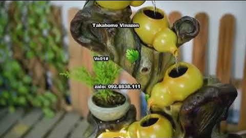 TIỂU CẢNH THÁC NƯỚC PHONG THỦY PHÒNG KHÁCH TIỂU CẢNH SÂN VƯỜN #TAKAHOME #VINAZON #SAMTIENVN 53