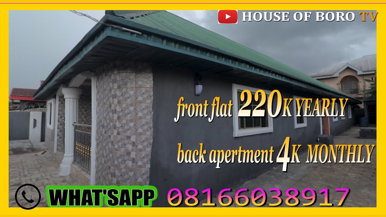2 APARTMENT HOUSE IN BENIN CITY ( ATOE ) EMMA MARLBORO / HOUSE FOR RENT