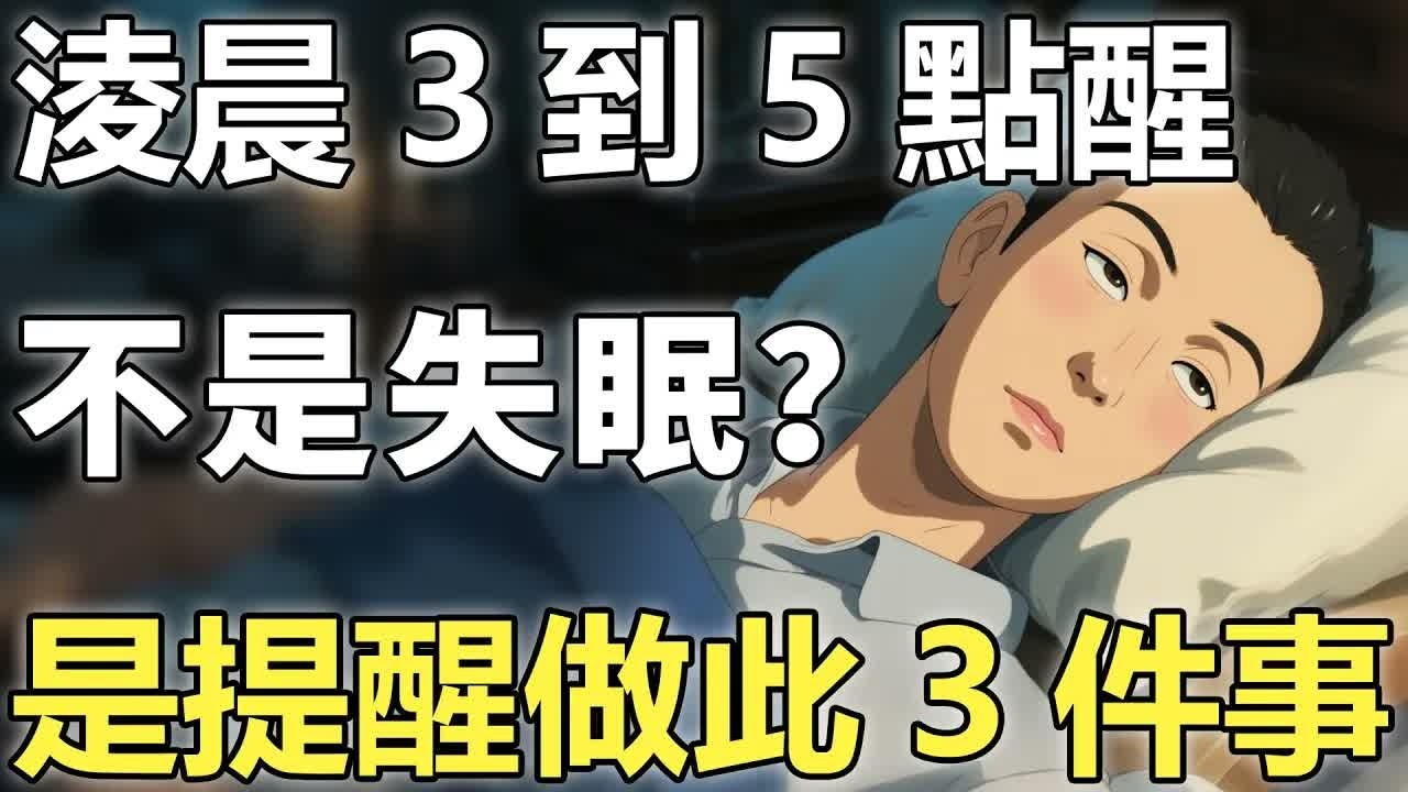 為何總在淩晨3到5點醒？菩薩：不是失眠，更不是撞邪，而是提醒你做此3件重要的事，能逆轉後半生運勢！【輪回｜因果｜佛學】