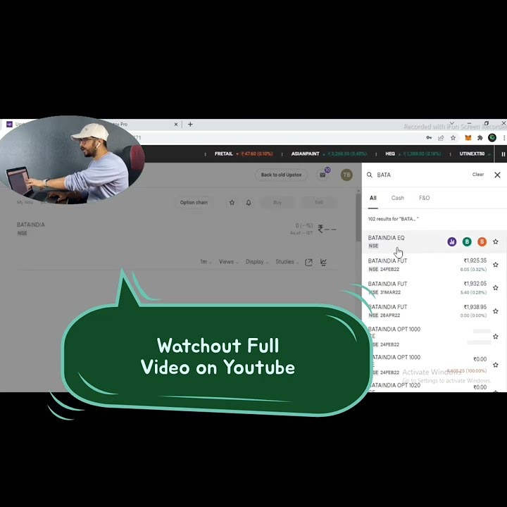 How to add stocks in watchlist how to add script in upstox stock