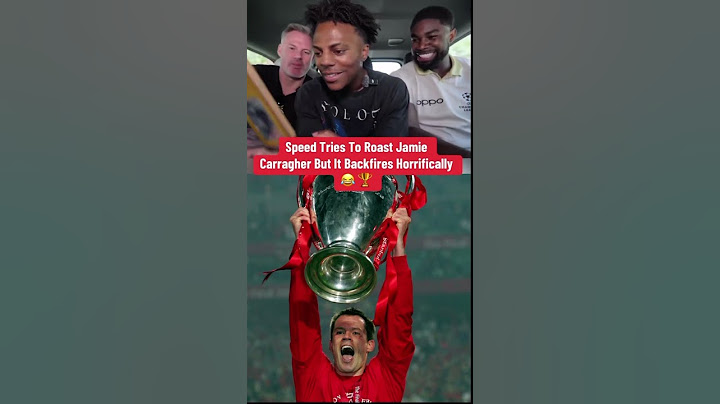 Ishowspeed finds out Jamie Carragher won a ucl #jamiecarragher #cbs #cbsnews #liverpool#liverpoolfc