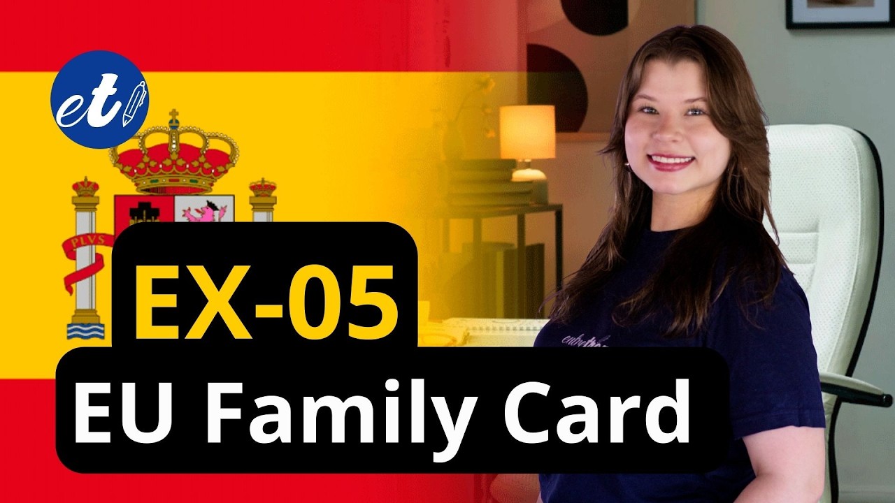 🖊 Объяснение формы EX-05: Как подать заявку на получение вида на жительство для членов семьи граж...