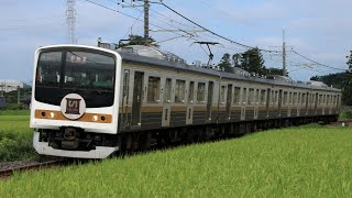 JR205系Y3編成 828M 普通 宇都宮行き JR日光線 鹿沼～鶴田 区間