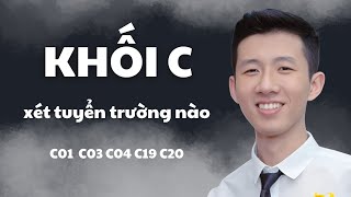 Which Schools Can Students of Blocks C01 C03 C04 C19 C20 Get Admission To? | Biquyetdodaihoc