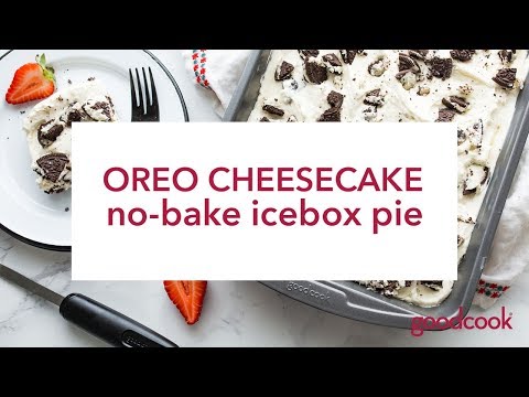Oreo Cheesecake No-Bake Ice Box Pie