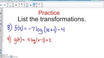 Log Transformation Practice