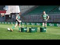 Saints take on Carlsberg Giant Beer Pong