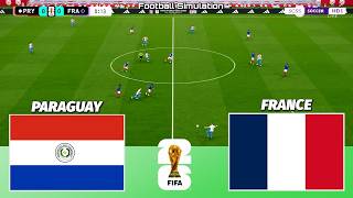 🔴 LIVE | Paraguay vs France - Round of 16 - FIFA World Cup 2026 | PES 21 Simulation screenshot 2