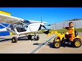 飛行機とプールの車輪についての面白い話