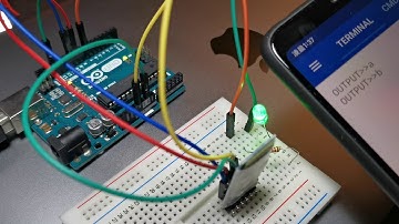 Android手機控制HC-05藍芽模組與Arduino控制LED
